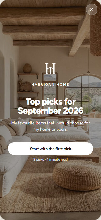 Top picks in the Harrigan Home app